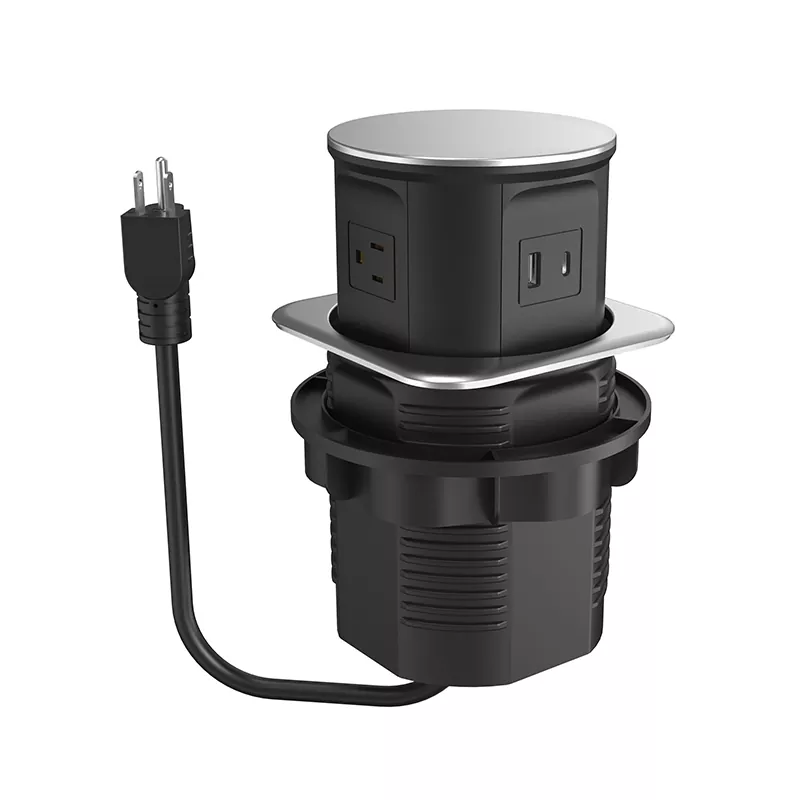 Ingresso da scrivania in plastica a 3 uscite Ingresso da scrivania in plastica a 3 uscite