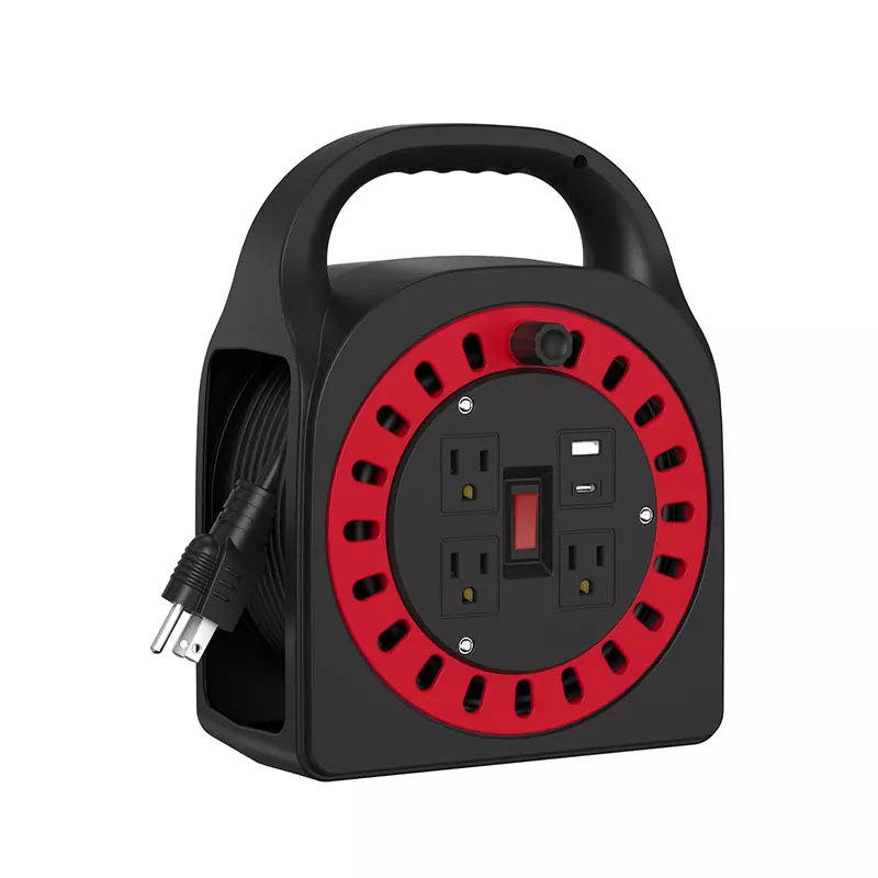 3 punti vendita bobina del cordone di plastica USB 50ft